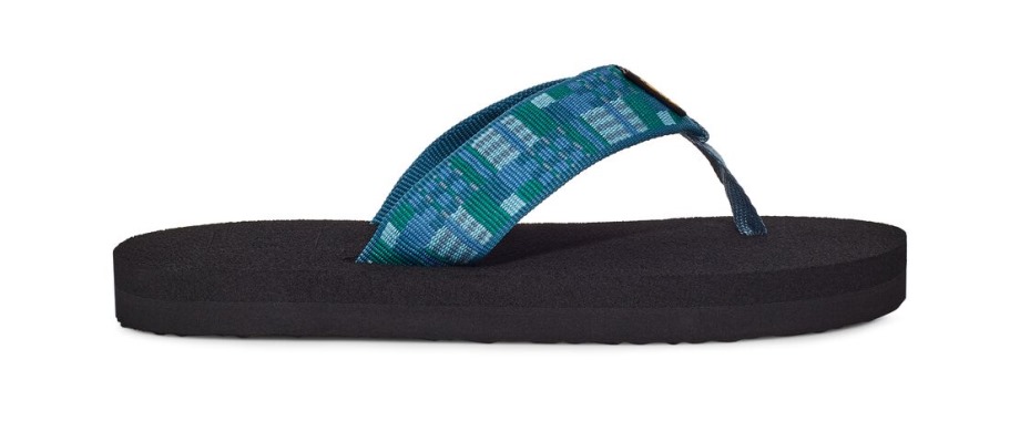 Mush Ii Teva Summer Patchwork Blue Coral